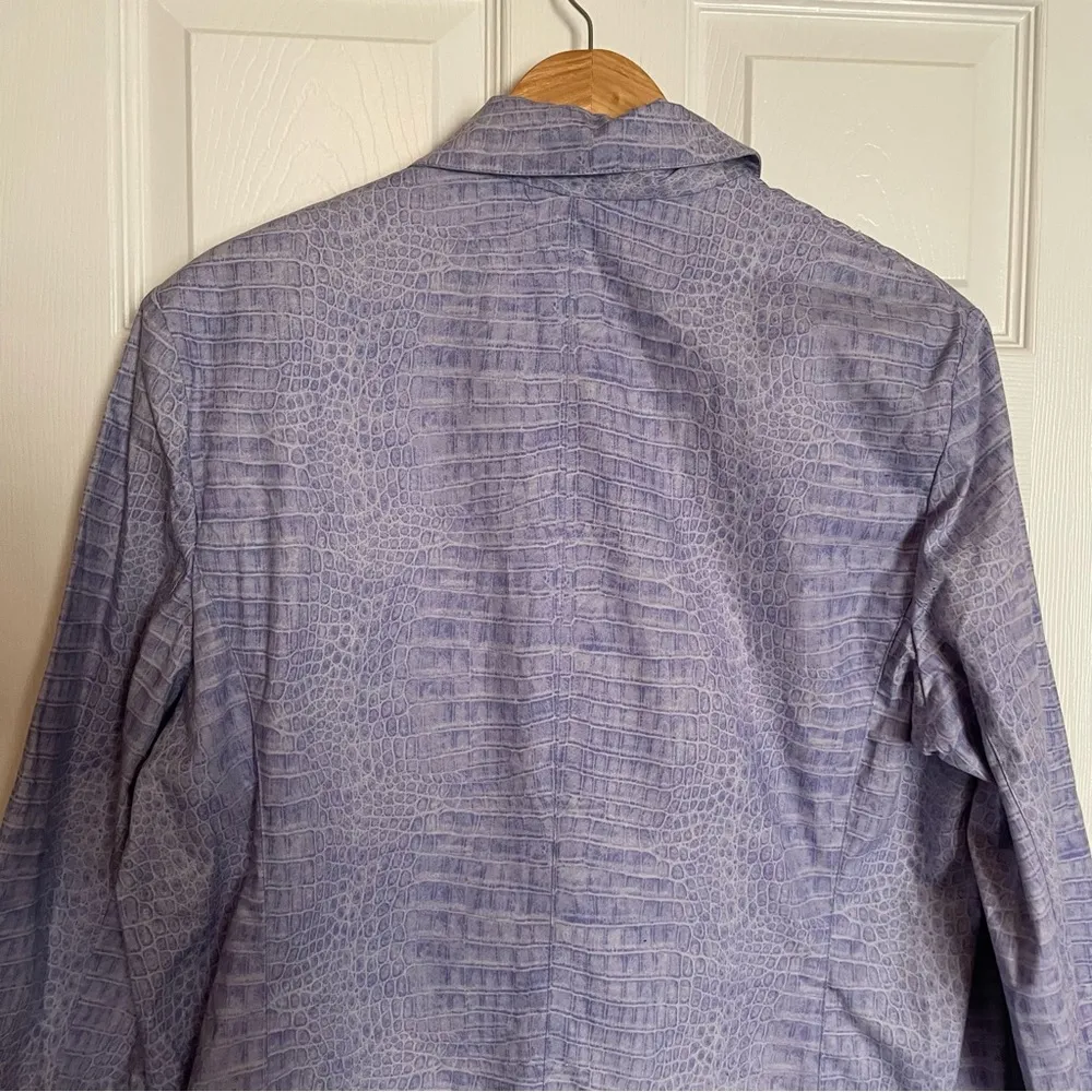 Vintage Deadstock NWT Nine West Womens Trench Utility Jacket Pastel Purple Sz XL - Image 10