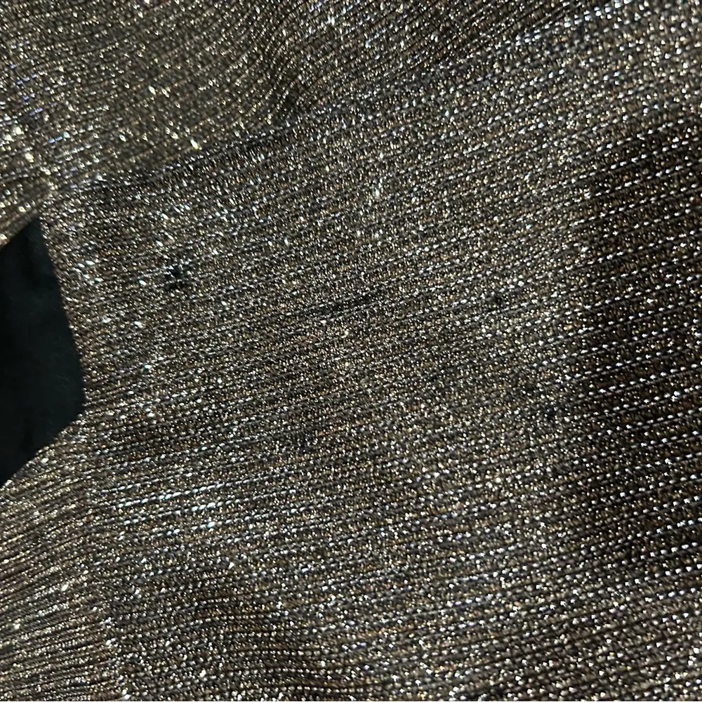 Bronx & Banco Silver Blazer Dress with Metallic Finish Size Small - Image 4