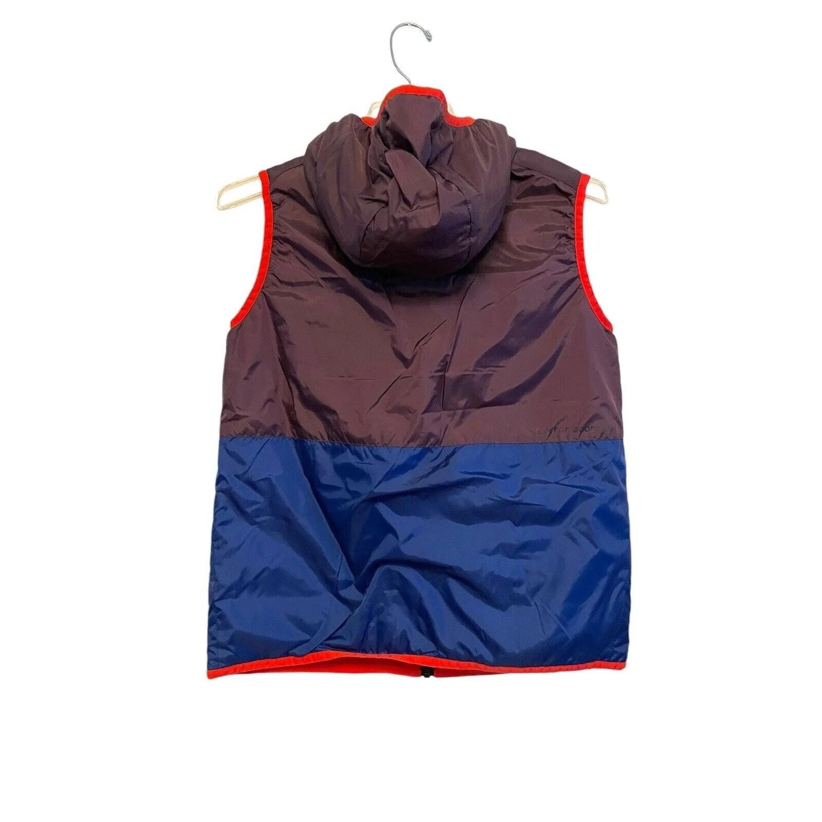 Cotopaxi Teca Calido Hooded Vest Women Size‎ XS Red Hot Sun Reversible Zip NWT - Image 5