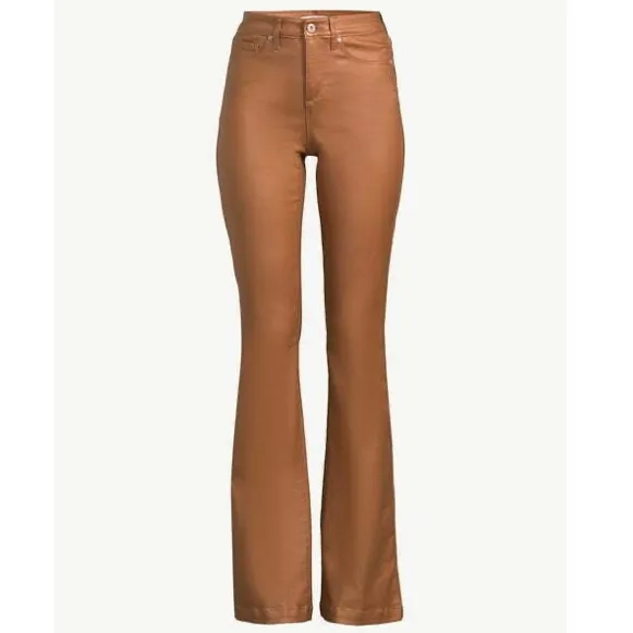 Sofía Jeans Melisa High Rise Flare Brown Pants By Sofia Vergara Size 20 - Image 5