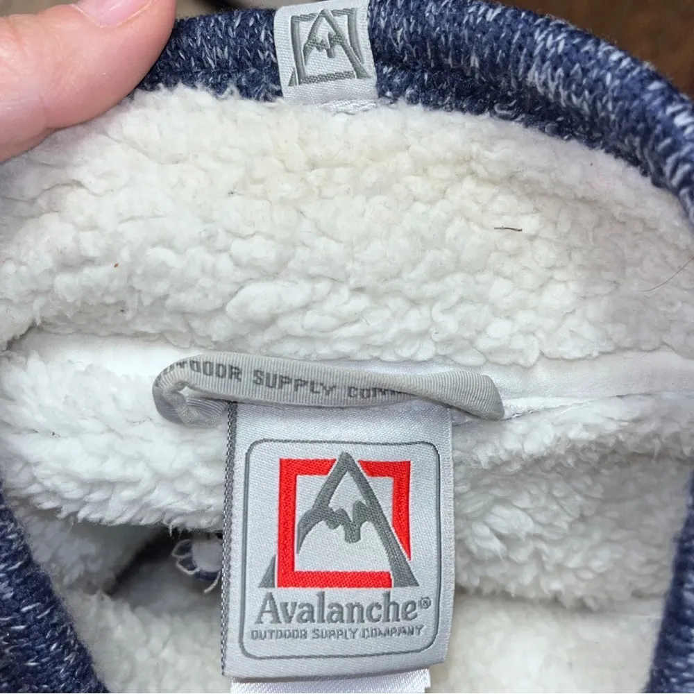 Avalanche Outdoor Supply Company Woman's Navy Jacket Fleece Lining Sz Xlg - Image 7