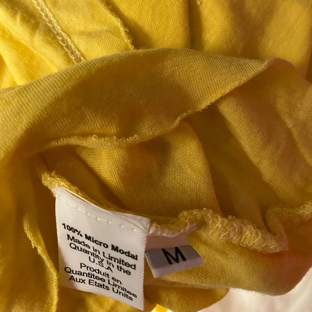 Lauren Moshi Smiley Face Yellow Limited Quantity Pocketed Tank Top Size Medium - Image 8