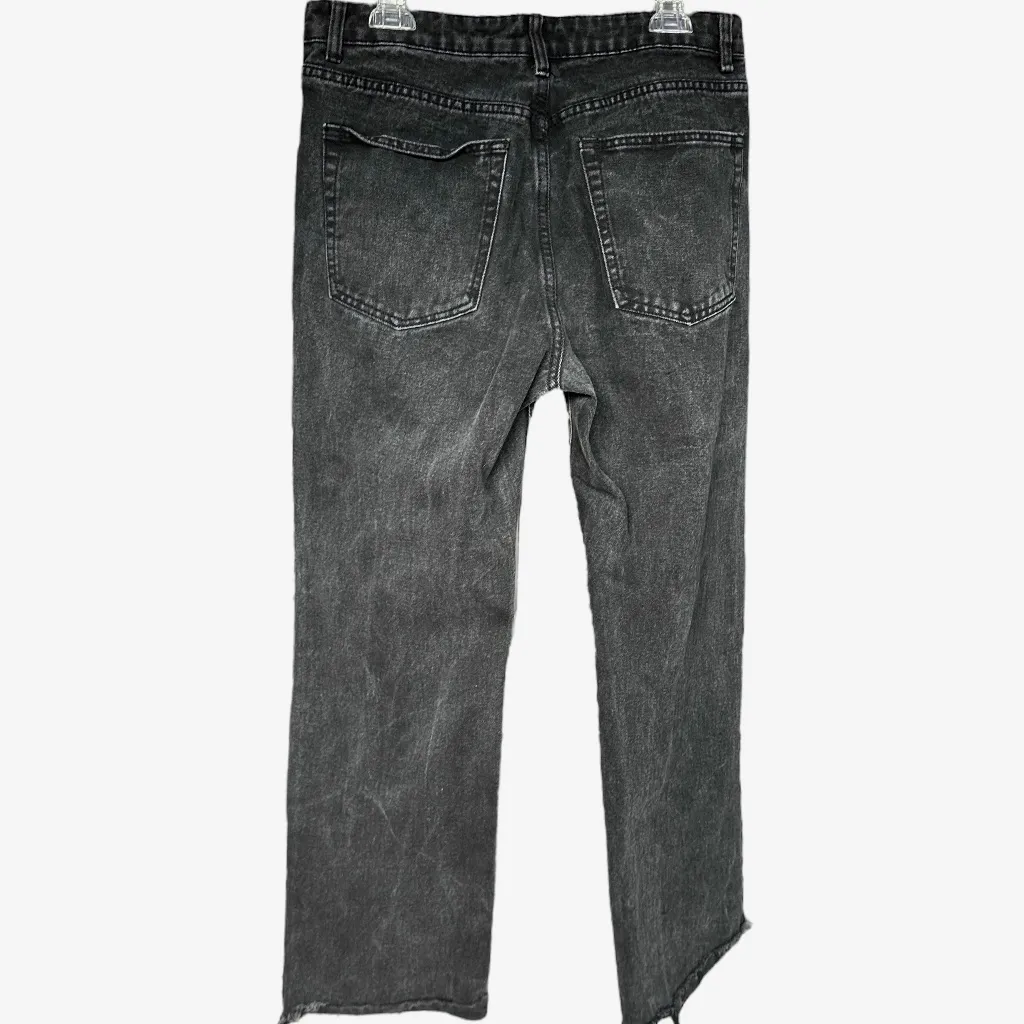 Nasty Gal Black Hi Rise Raw Hem Jeans Sz 10‎ - Image 5