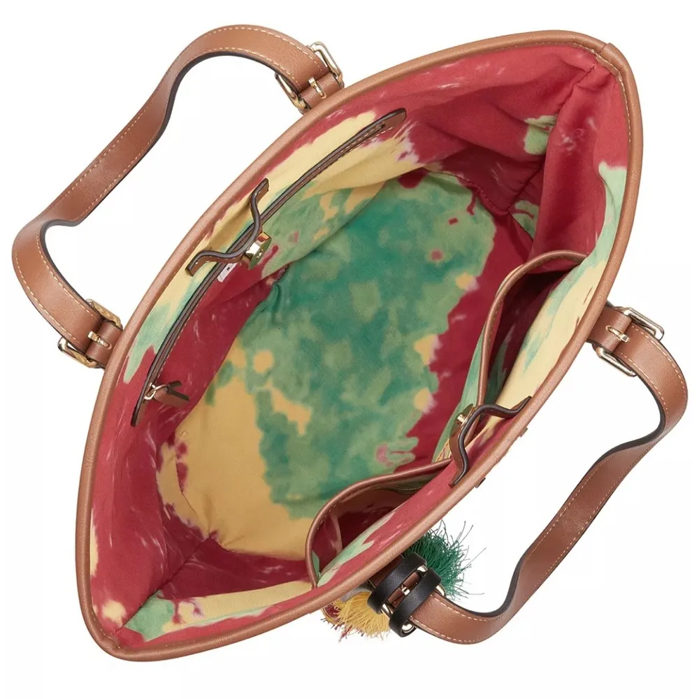 NWT Mateo for INC Carmen Straw Tote, One Size New w/Tag Retail $99.50 - Image 2