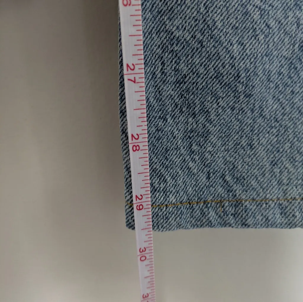 We The Free Straight Leg Jeans Hemmed Sz 26 - Image 3