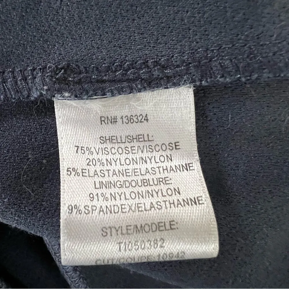 Halston Heritage Draped Short Sleeve Dress - Image 8