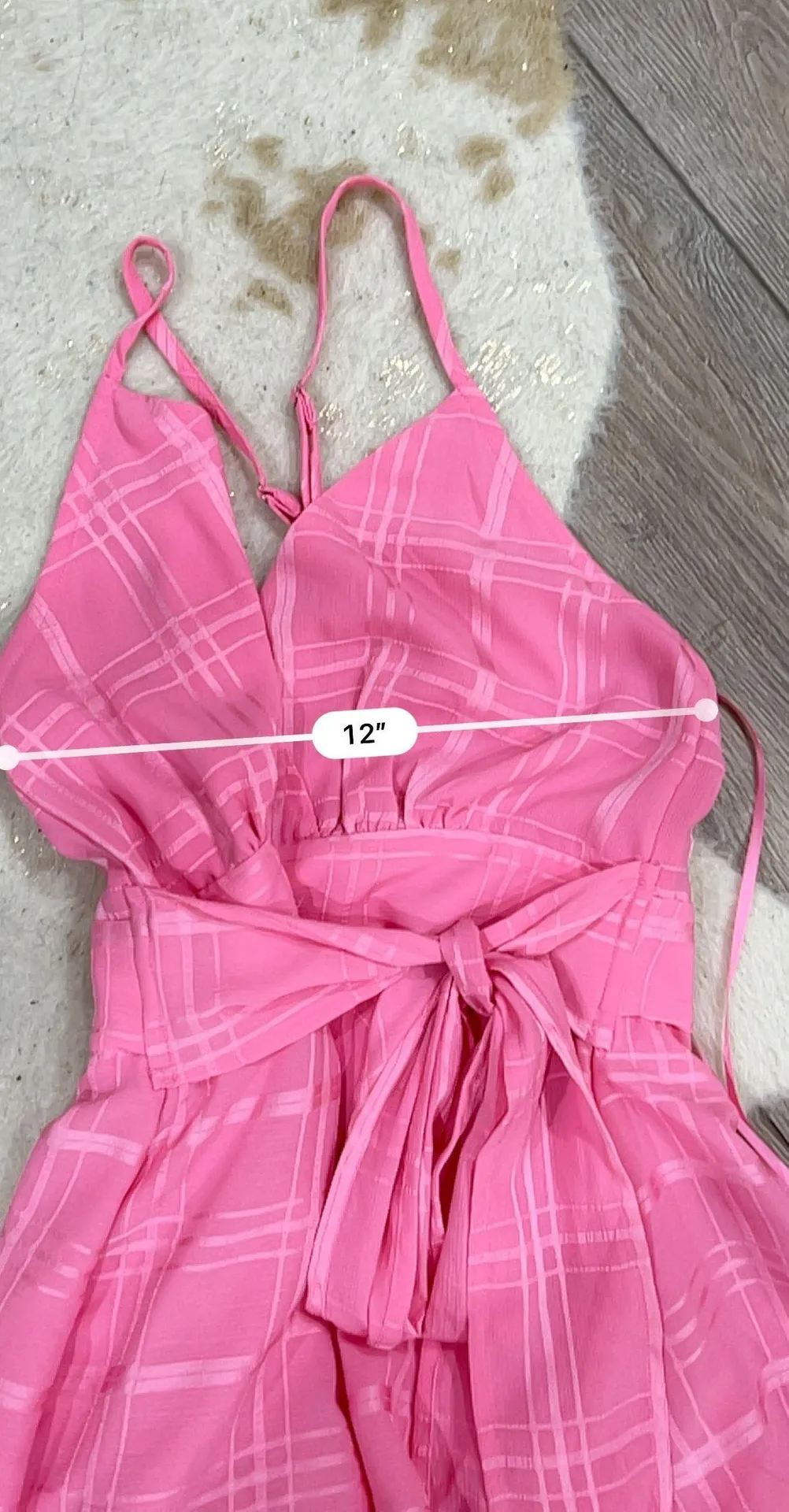 Delightfully In Love Hot Pink Ruffle Romper - Image 3