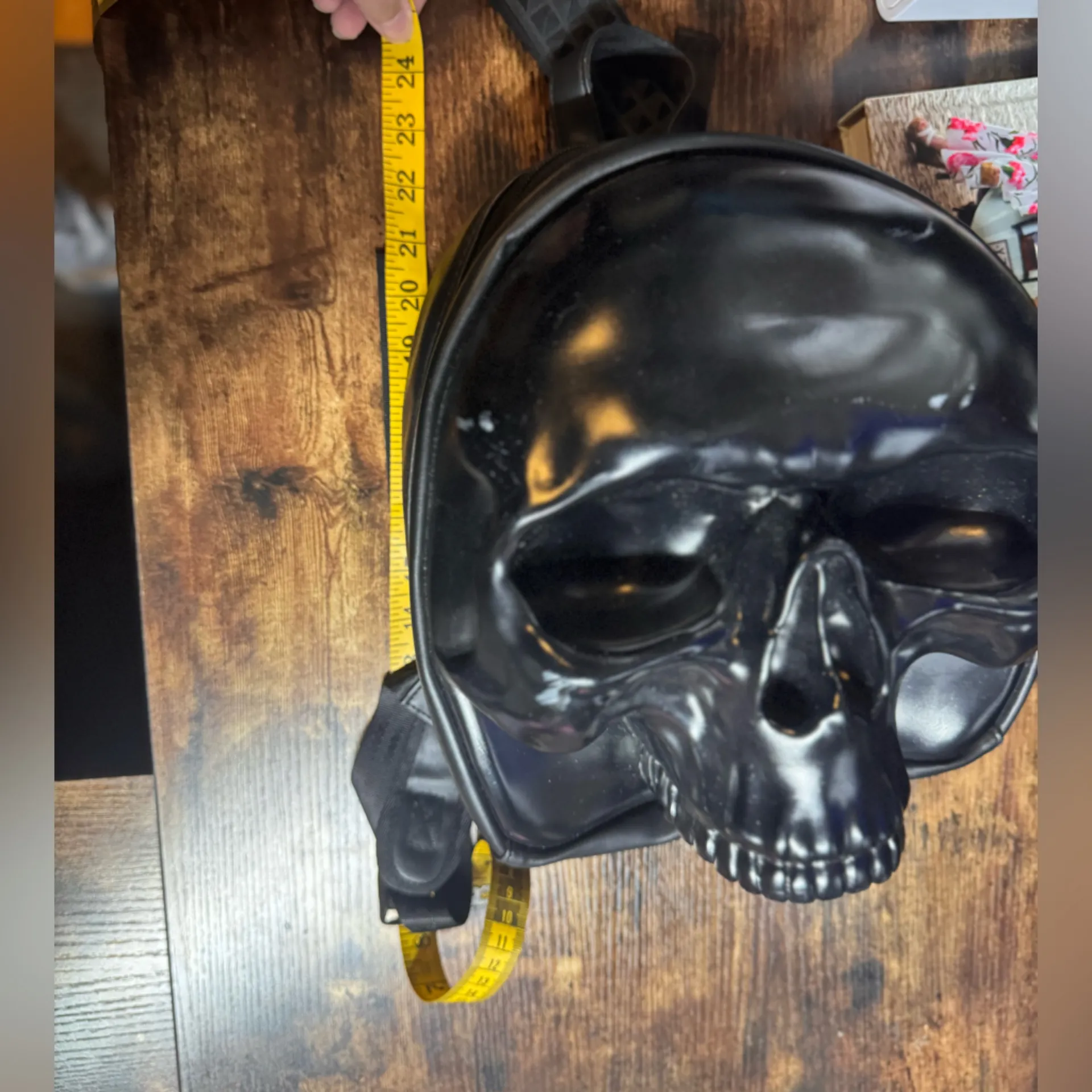 Spencer’s Black Skull backpack OS - Image 7