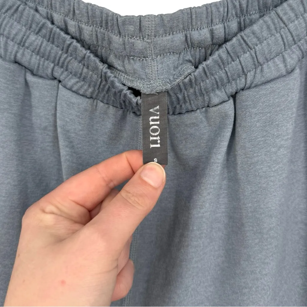 Vuori Boyfriend Jogger Sweatpant Flint Heather Gray Blue Small Casual Athleisure - Image 6