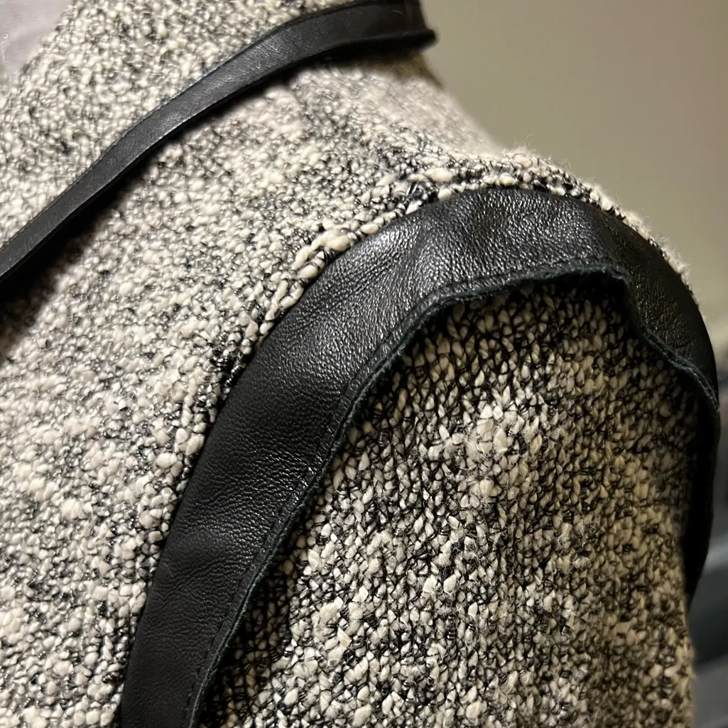 Rag and bone sweater like jacket black and white - Image 11