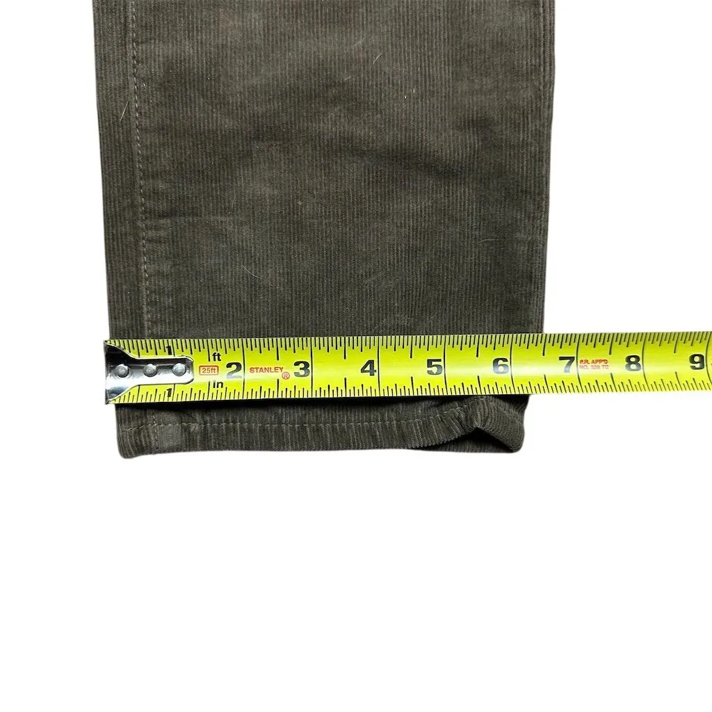 NWOT Ag Adriano Goldschmied Mari High-Rise Straight Corduroy Pants Green 27 - Image 10