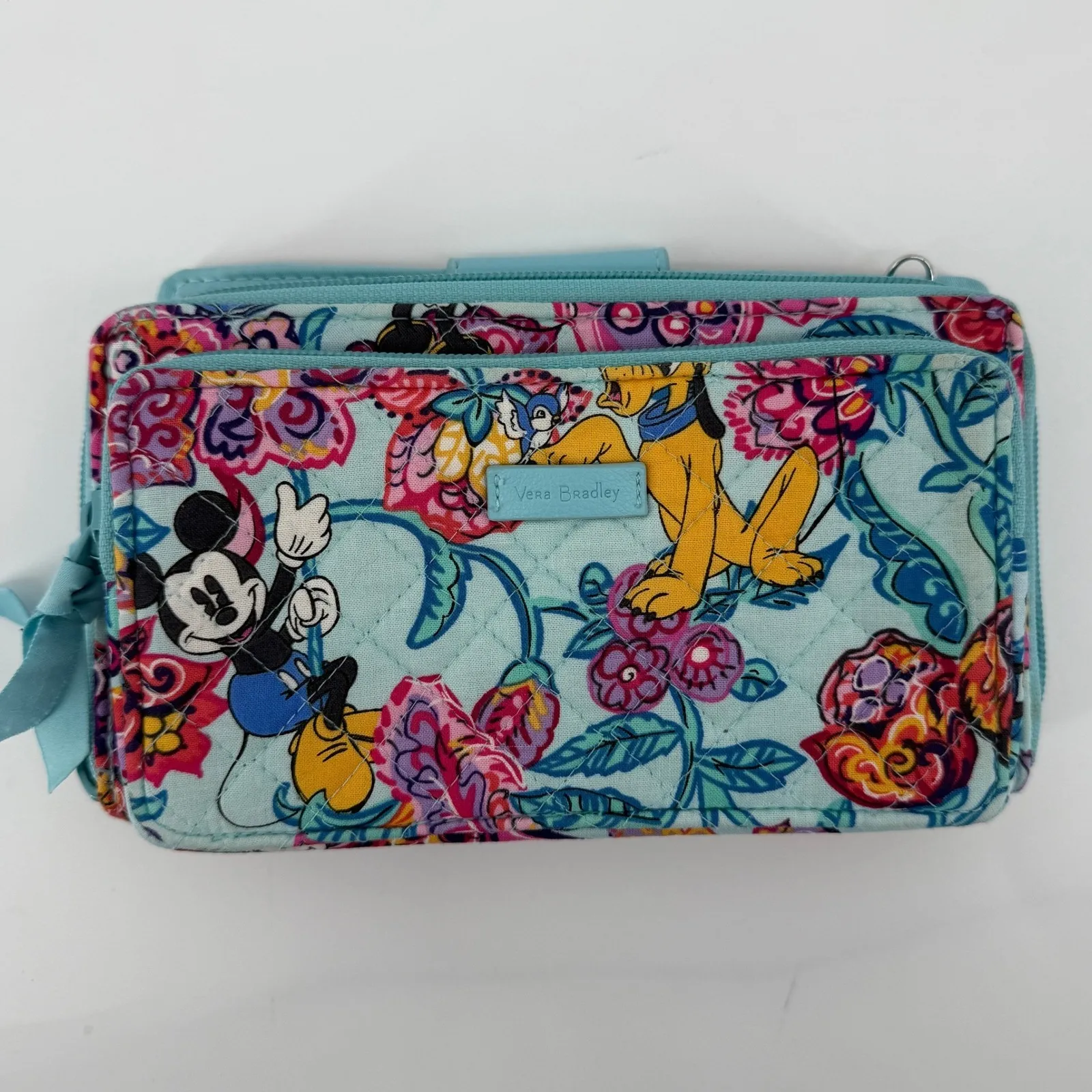 Vera Bradley Disney RFID Deluxe All Together Crossbody Mickey's Colorful Garden - Image 2