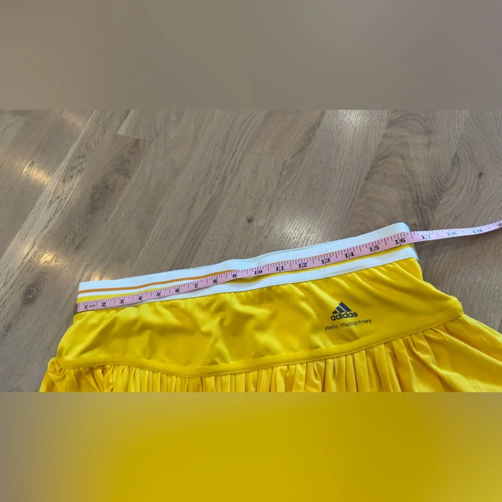 Adidas x Stella McCartney Barricade pleated tennis skort size 40L yellow - Image 9