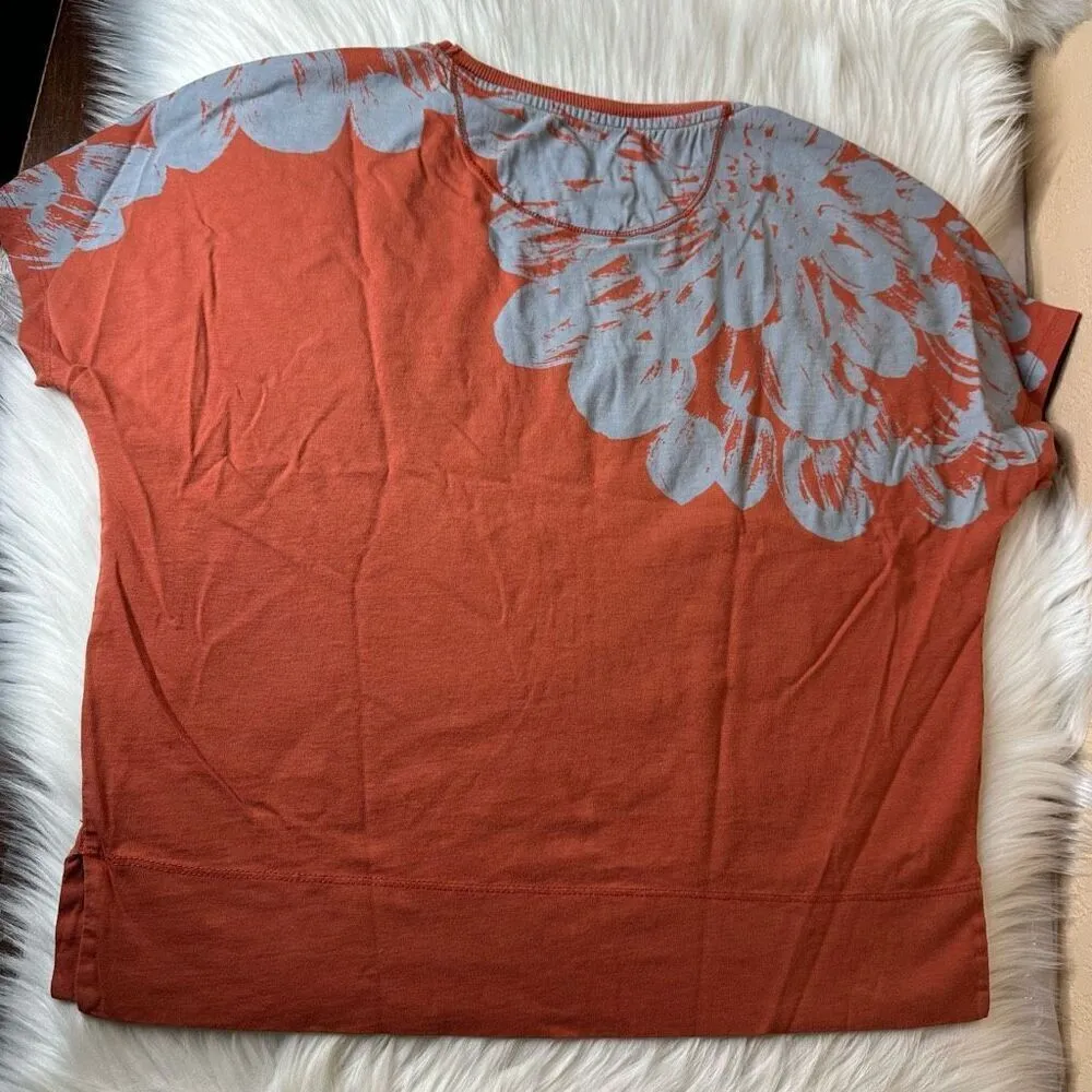 Anthropologie Barbara Floral Lightweight Sweatshirt Tee Size XS - Image 12