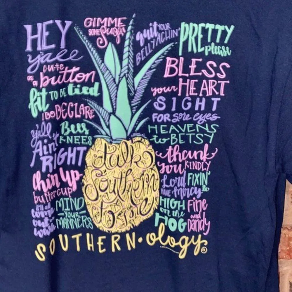 NWOT Southern-ology Country Slang Graphic T-Shirt Women's Size Medium - Image 4