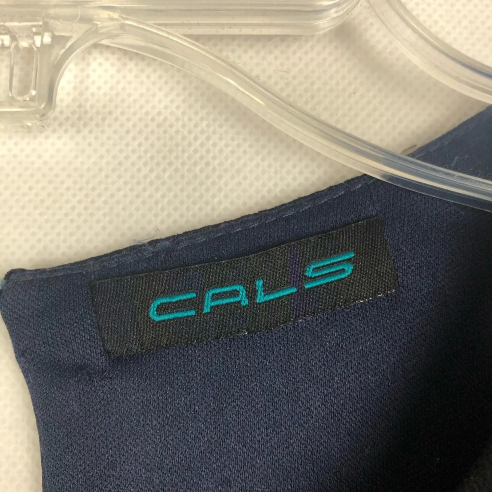 CALS Blue Chiffon Sheath Floral Dress - Image 2