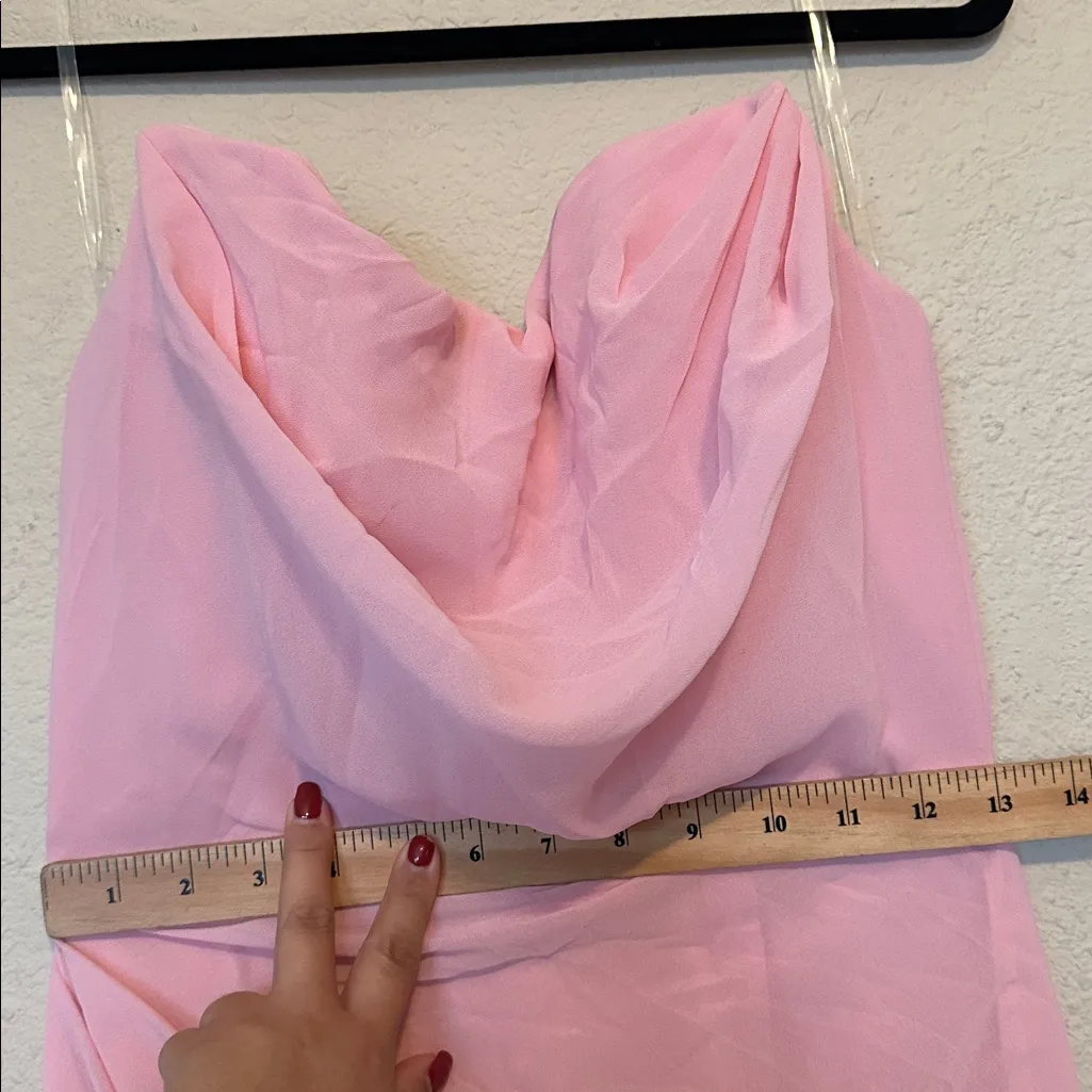 House of CB Adrienne Pink Quartz Strapless Gown‎  Size S A-C cup NWOT - Image 7