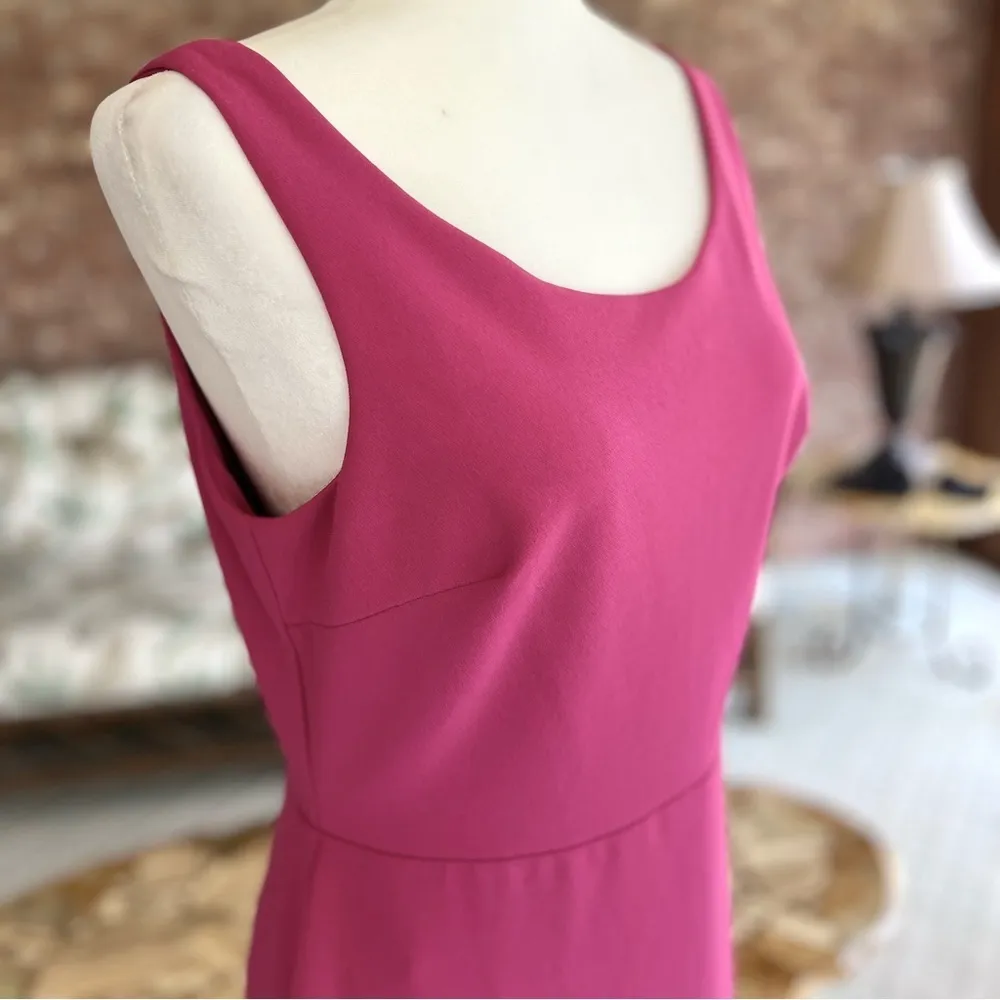 NWT Betsey Johnson Dress Sheath Sleeveless Knee Length Pink 6 Cocktail Party - Image 11