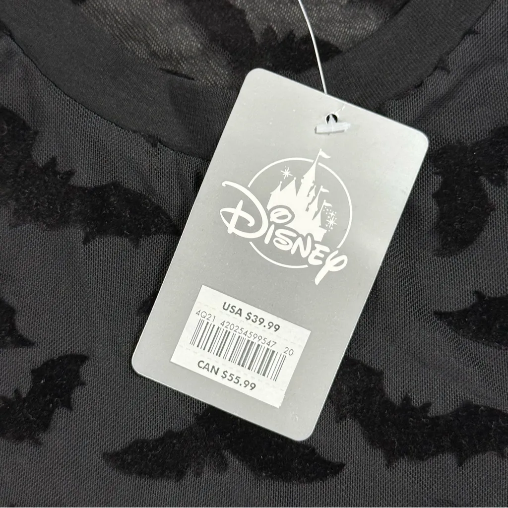 OOGIE BOOGIE Mesh LAYERED Disney Her Universe NWT Nightmare Before Christmas Bat - Image 5