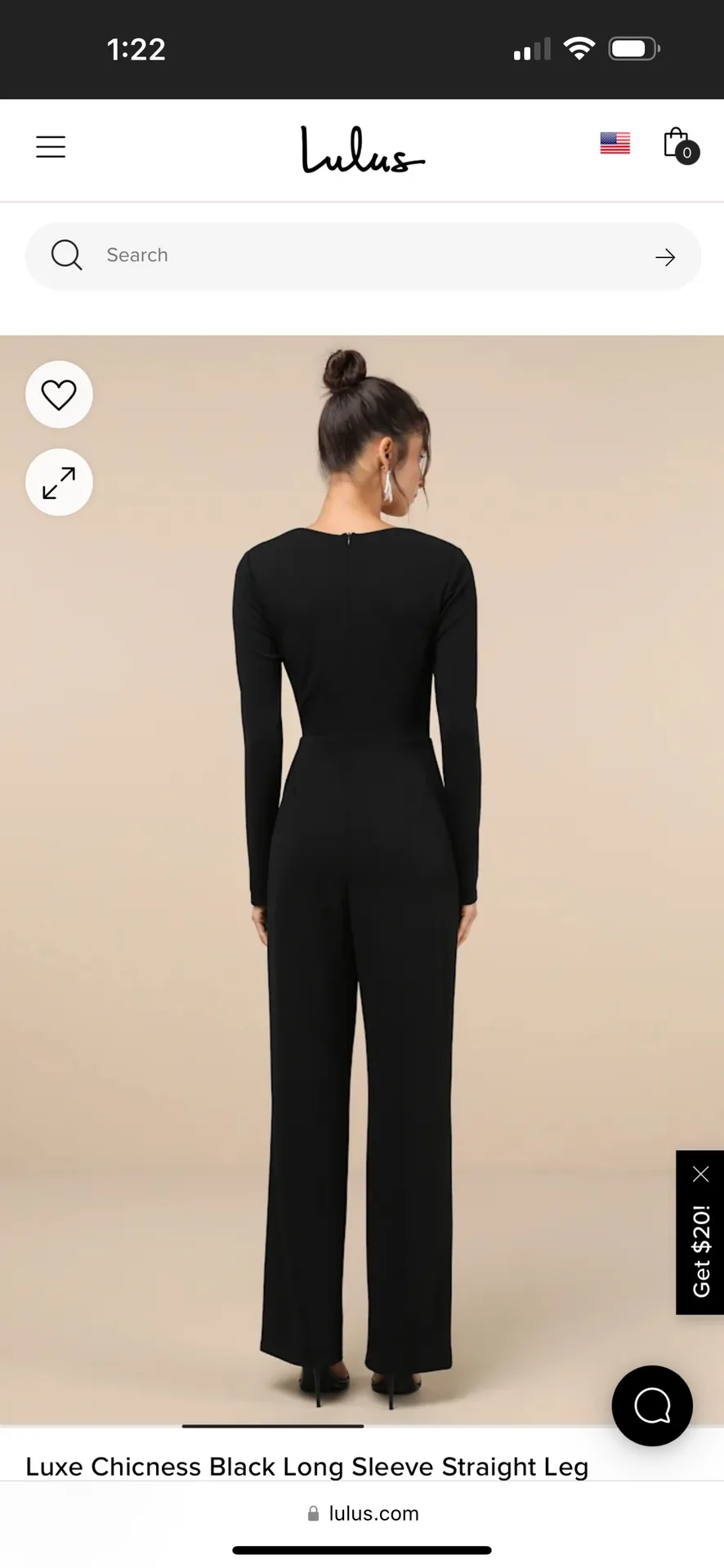 Black Long sleeve Jumpsuit - Image 4