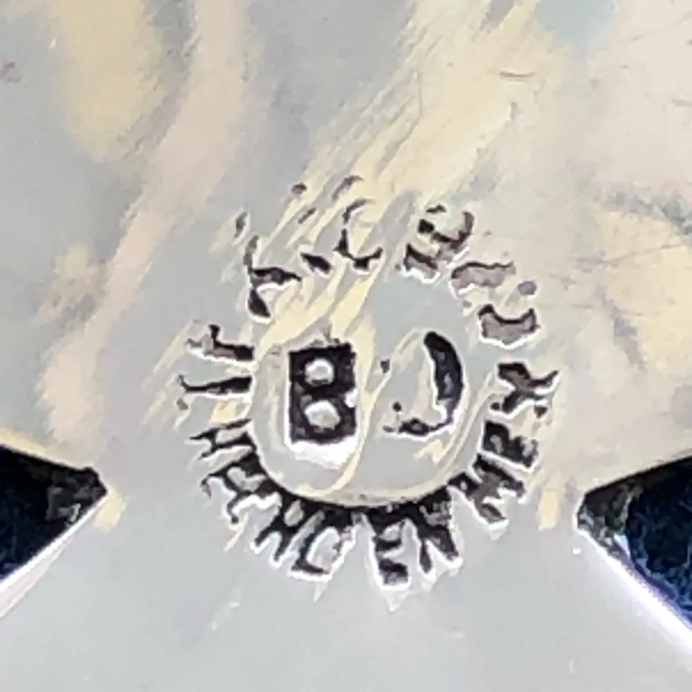 TAXCO 925 Silver & Abalone Fan Pendant Brooch - Image 9