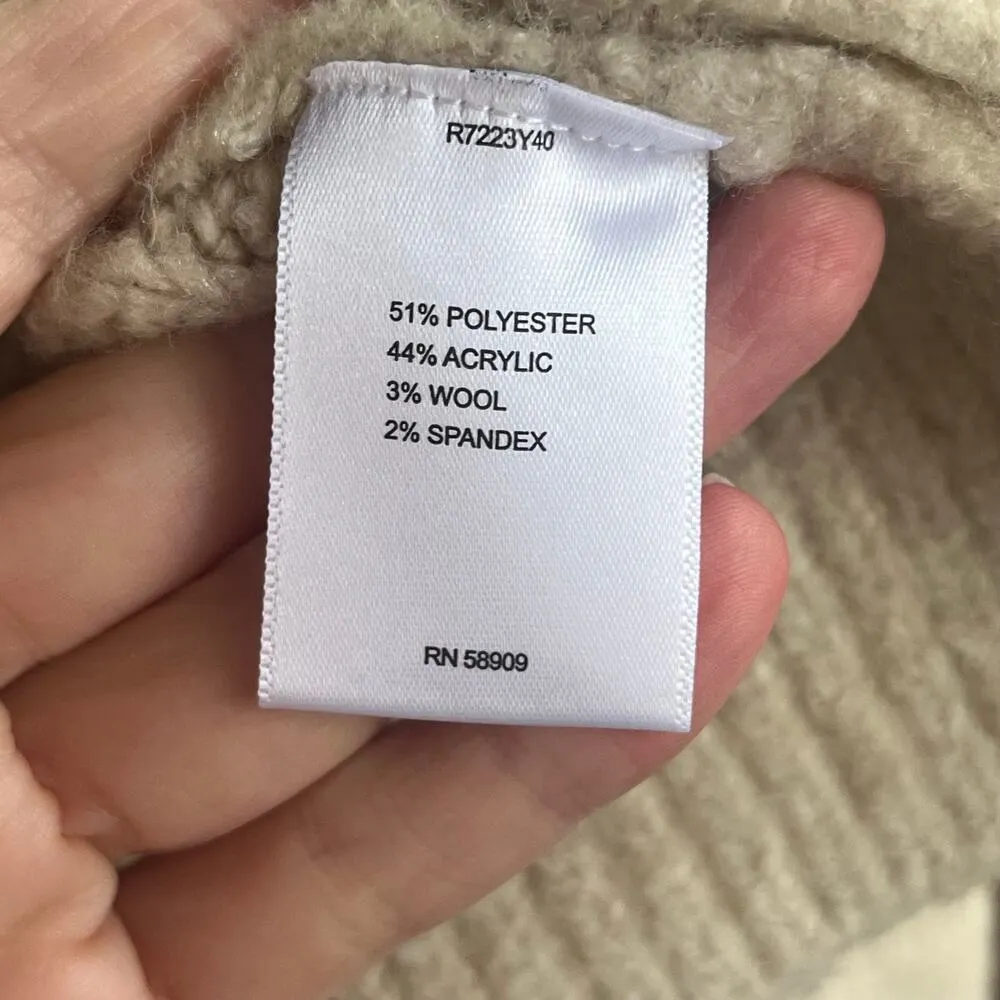 A loves A Women's Oversized Cable Knit Cardigan Sweater Size L - Image 8