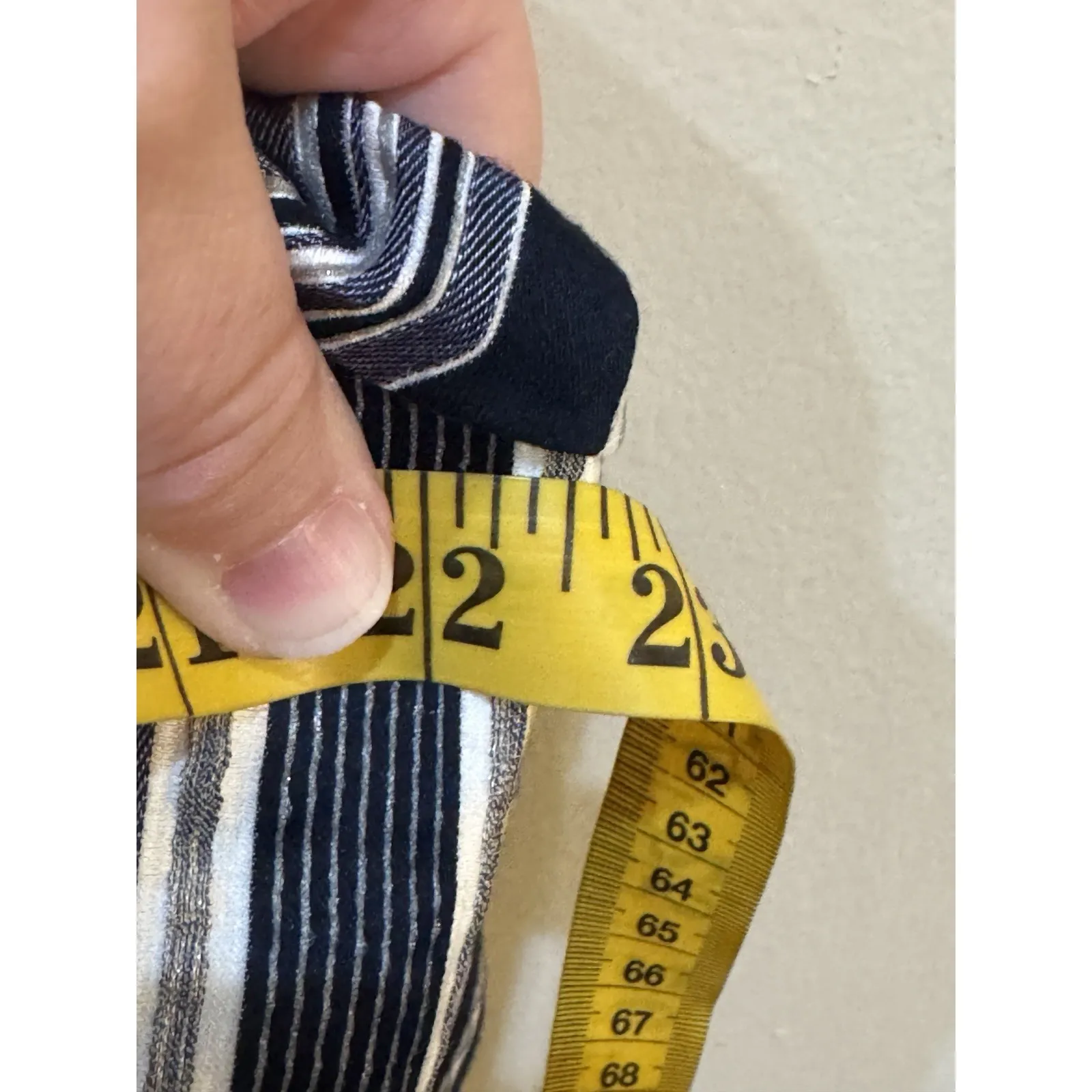 Layfayette 148 Stripped Jacket Blazer‎ Size 16 - Image 11