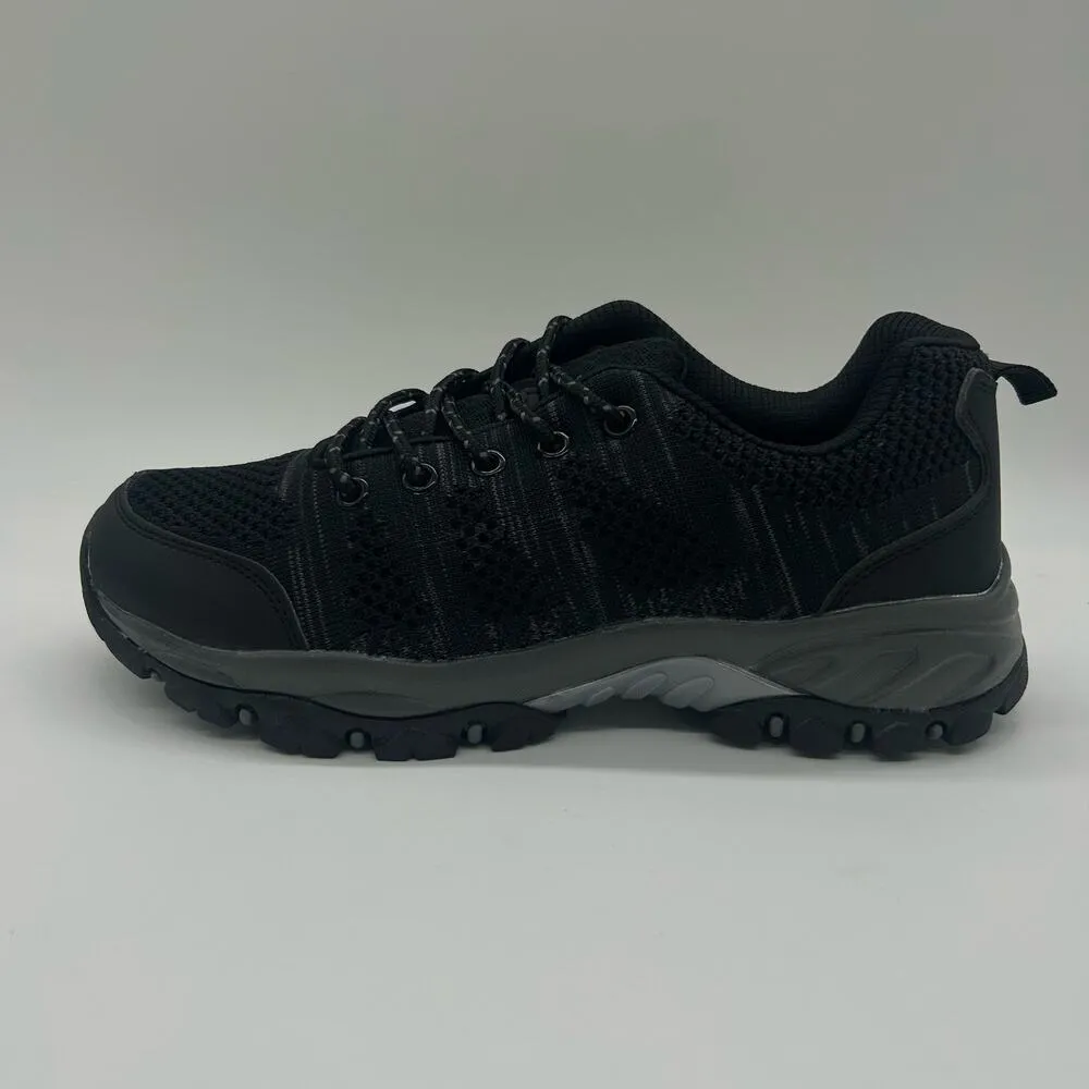 Jabasic Shoes Womens 7 Black Breathable‎ Mesh Hiking Trail Outdoors Sneakers NEW - Image 2