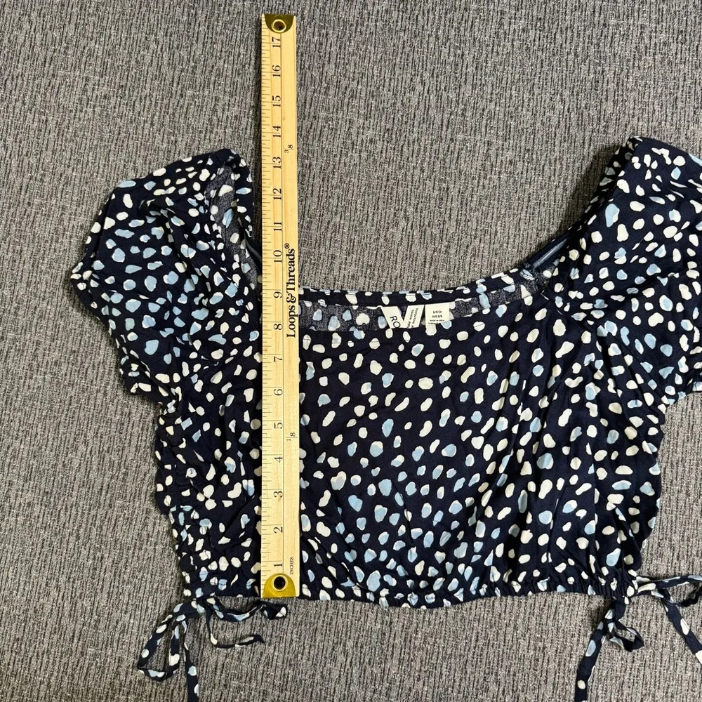 Roxy Dear Amor Dot Print Crop Top - Image 12