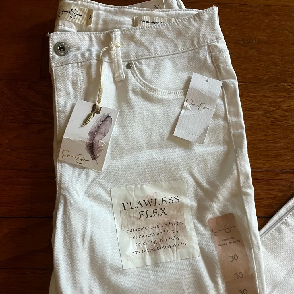 Jessica Simpson white jeans - Image 2