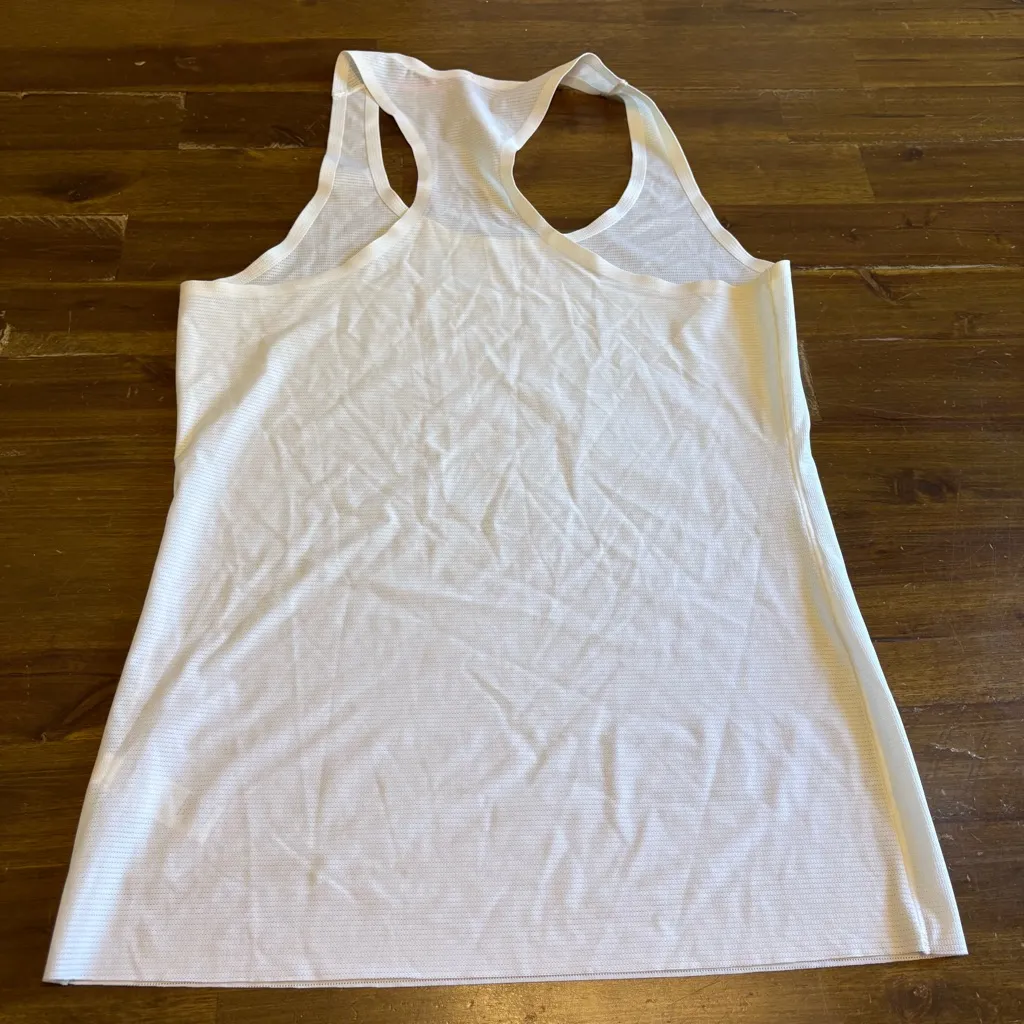 Spanx  White Shape wear Tank Slimming Medium Lining Thin Semi Sheer - Image 5