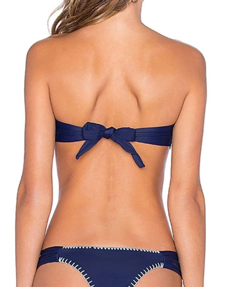 🌟 Elle jay Blue Floripa Top Stitch Bikini Top - Image 3