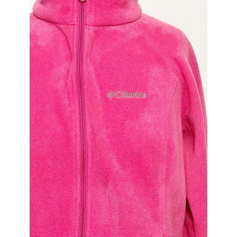 Columbia Women's Sawyer Rapids 2.0 Fleece Jacket Full Zip French Rose Pink Large - Image 3
