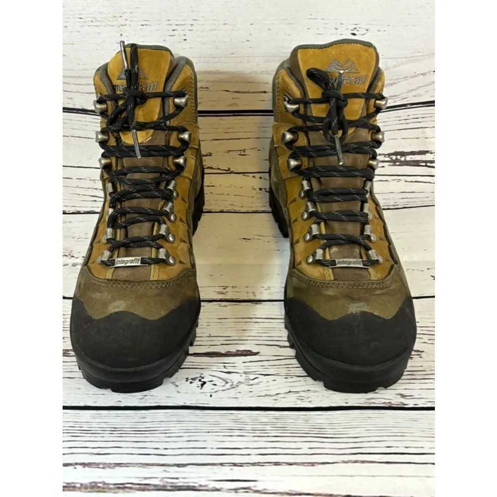 Men's Montrail Hiking Boots Size 8 Brown Green Brown - Image 4