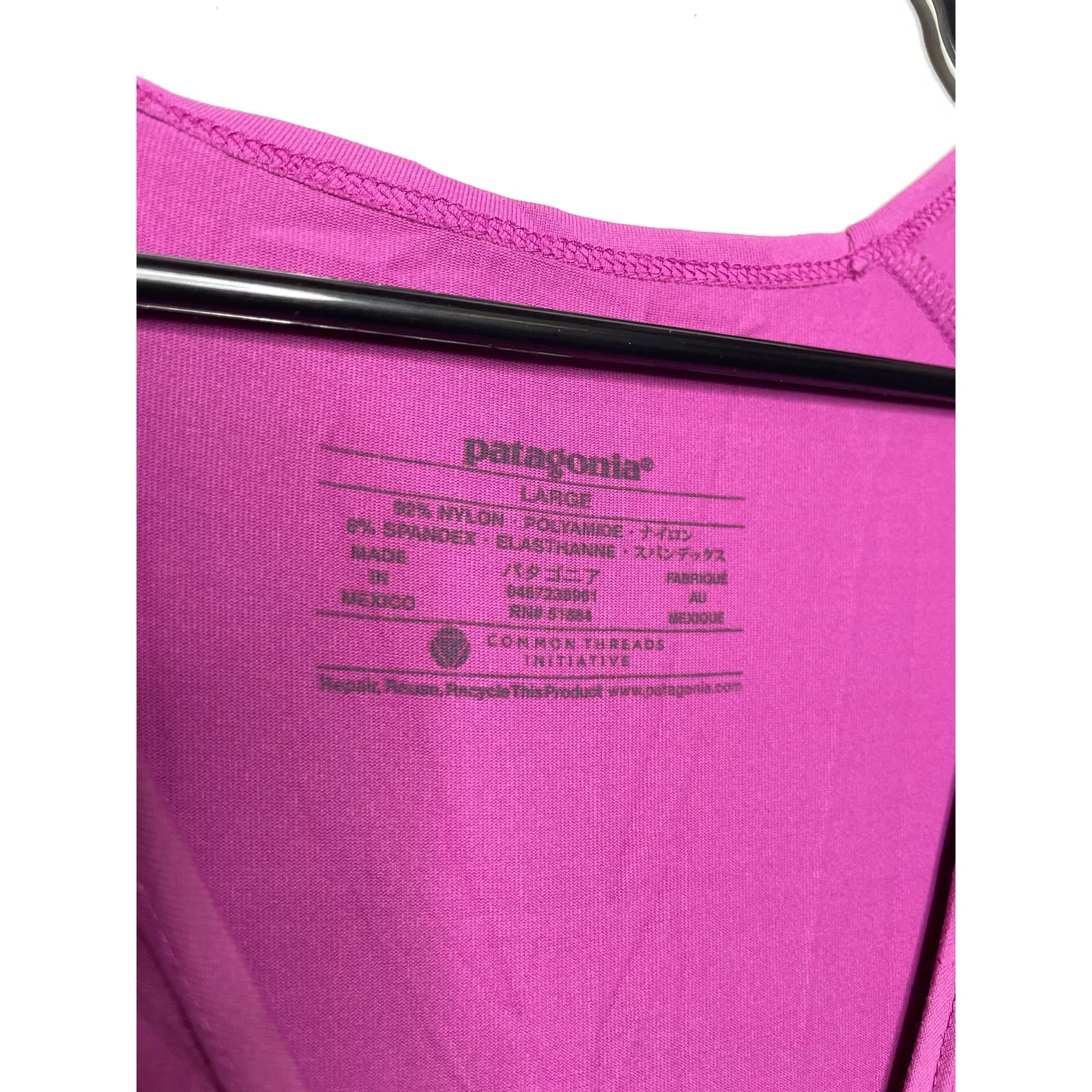 Patagonia Women's Bandha Twist Front Midi Dress Magenta Purple Size Large - Image 2