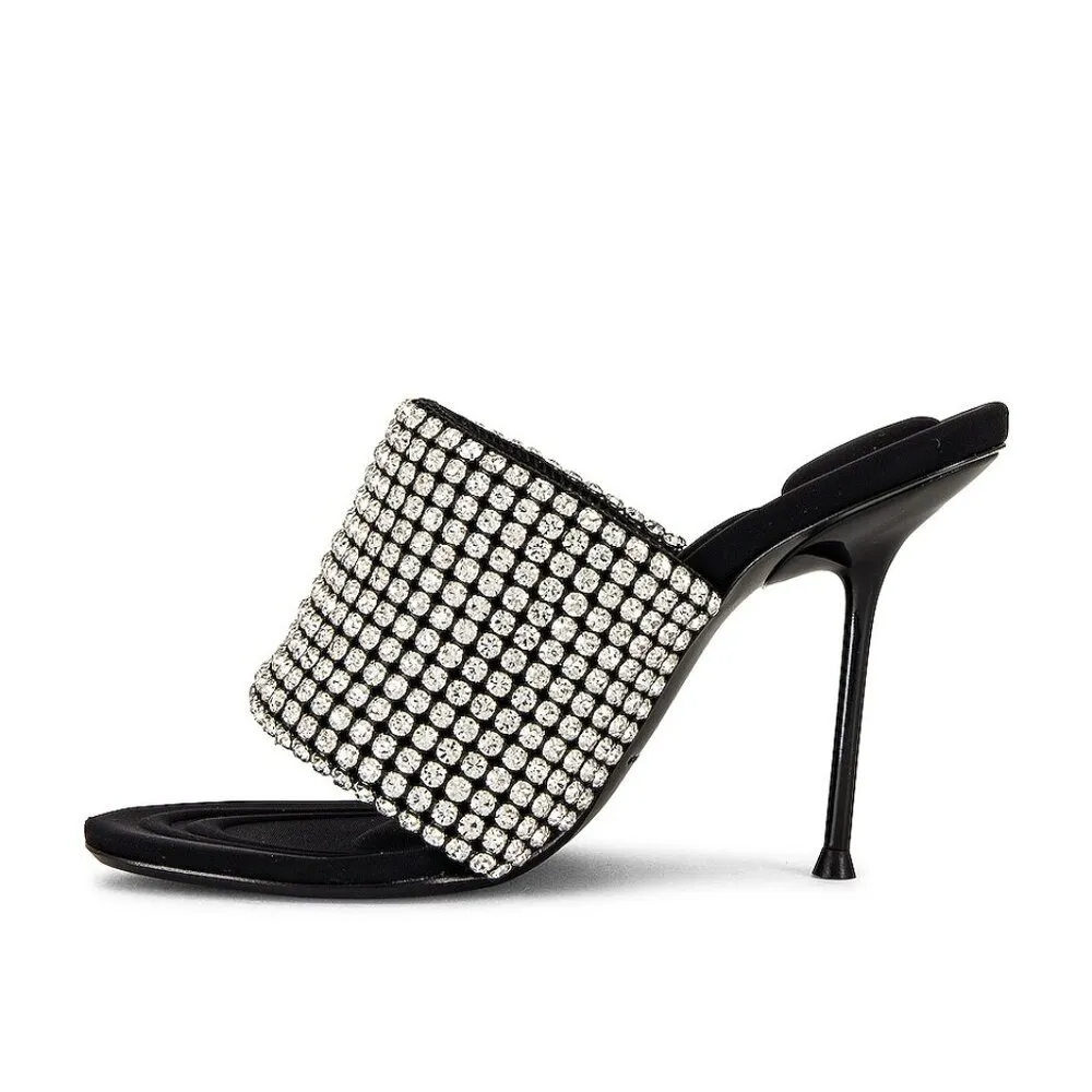 Authentic Alexander Wang Sienna Crystal Slide Sandal Size 36 New in Box - Image 5