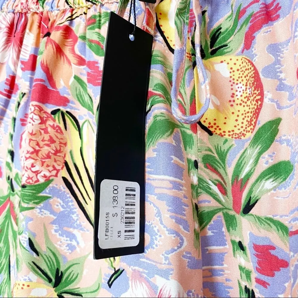 LF Stores Elastic Waist Hawaiian Print Shorts Size XS - Image 8