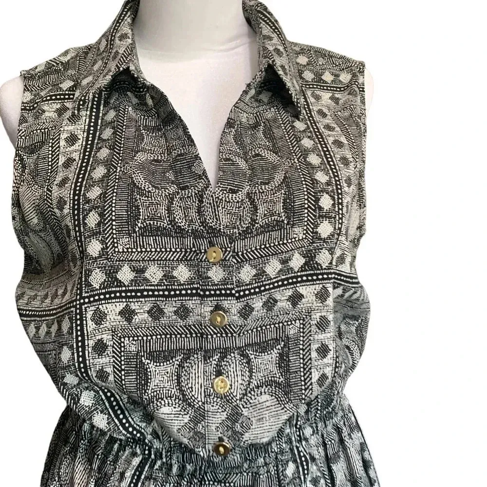 ALFANI light weight casual women's size 8P black and white dress - Image 3