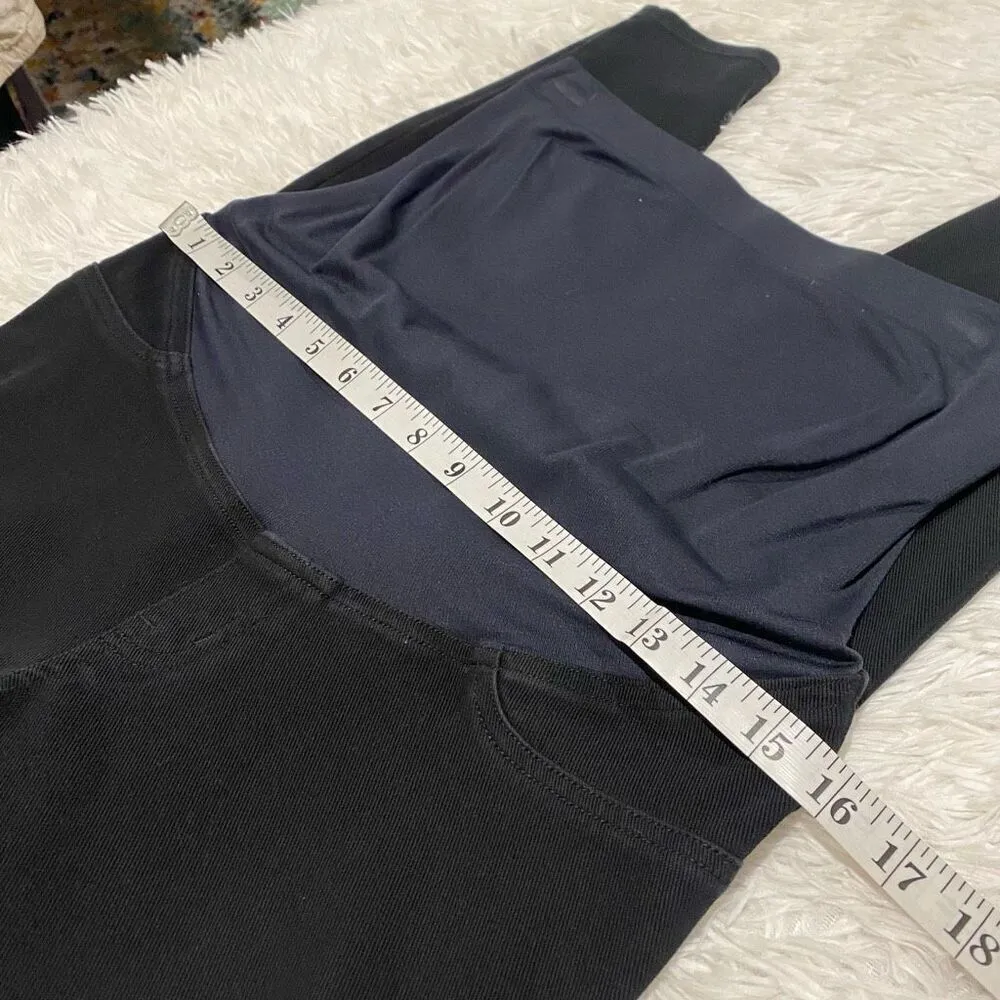 Spanx Maternity Mama Ankle Jean-ish Leggings in Black Large - Image 4
