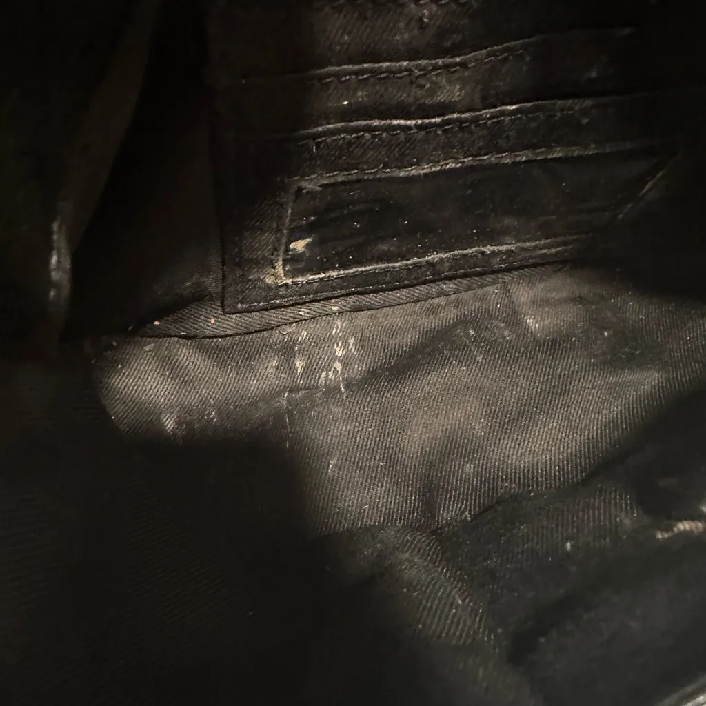 VTG Great American Leatherworks Black Small Crossbody Shoulder Bag Purse. - Image 11