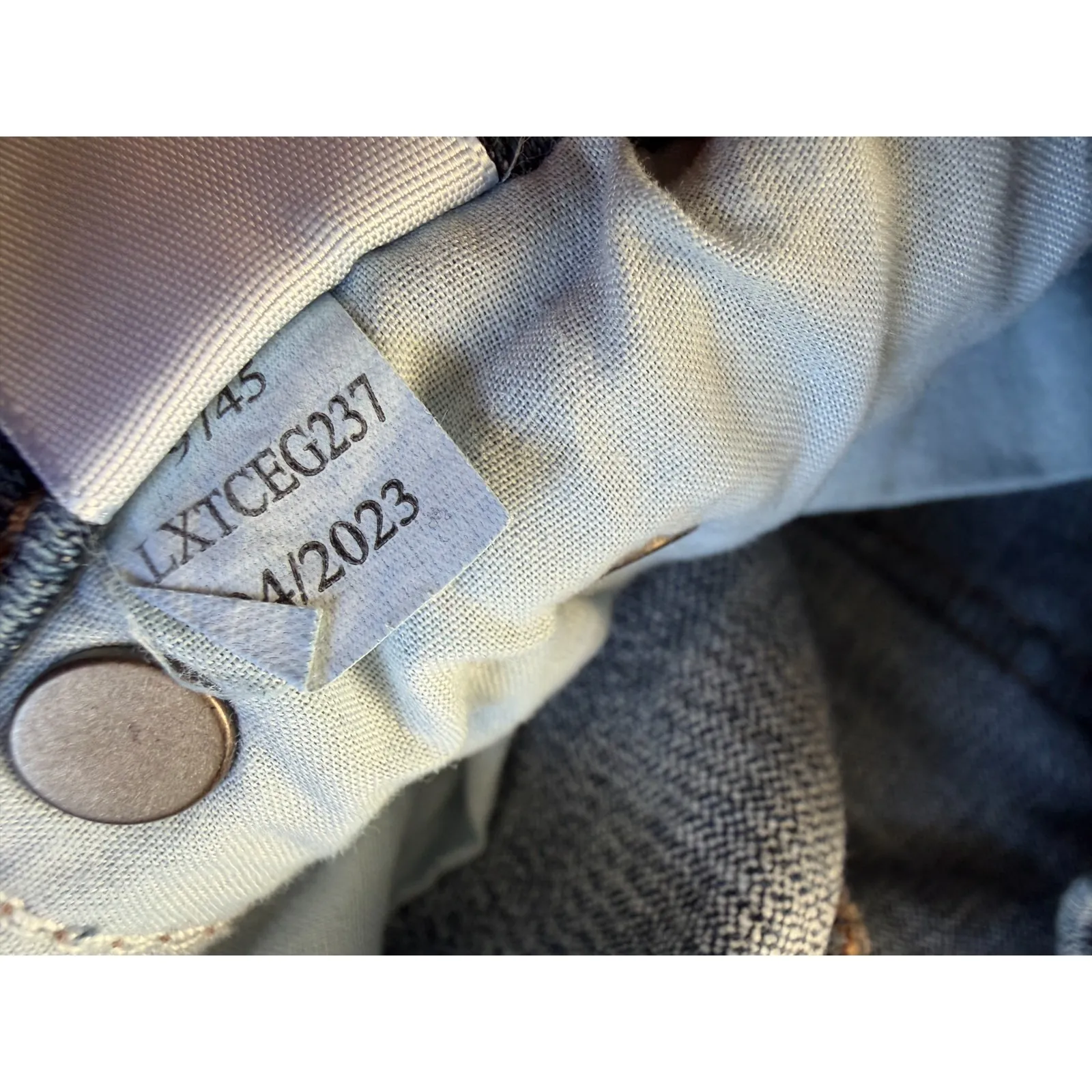 Aeropostale Denim Jeans size 4 Womens Wide leg boot bootcut Stretch Y2K Boho Blue - Image 7