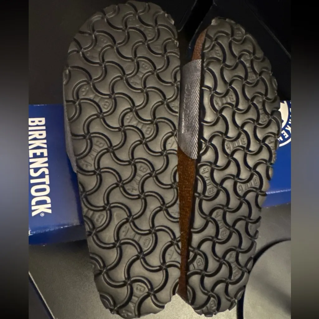 •NEW• Birkenstock Madrid Sandals - Jeans Washed Out Gray • Size EU35 Narrow - Image 6