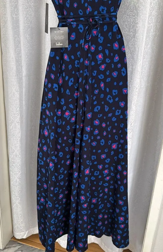 LULUS MAXI WRAP DRESS SZ: XS Black - Image 5