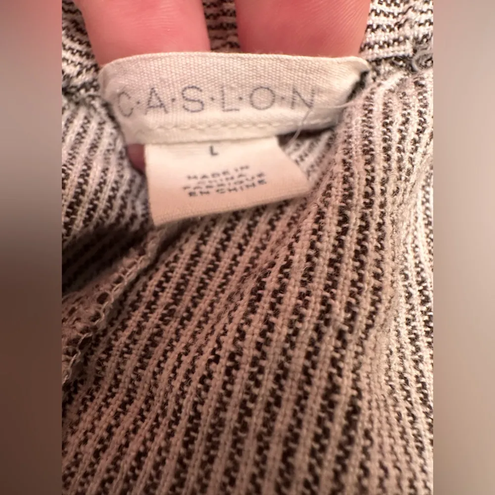 Caslon  Striped Linen Blend Drawstring Pants - Image 5