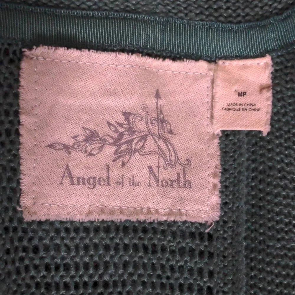 Angel Of The North Womens Cardigan Sweater Green Linen 3/4 Sleeve Petite MP Size undefined - Image 6