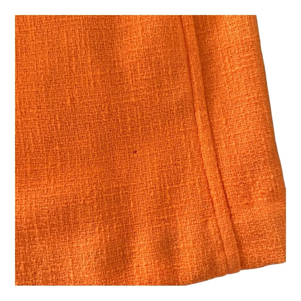 Vintage Forstmann Orange Wool 60s Swing Coat Mod A - Image 13