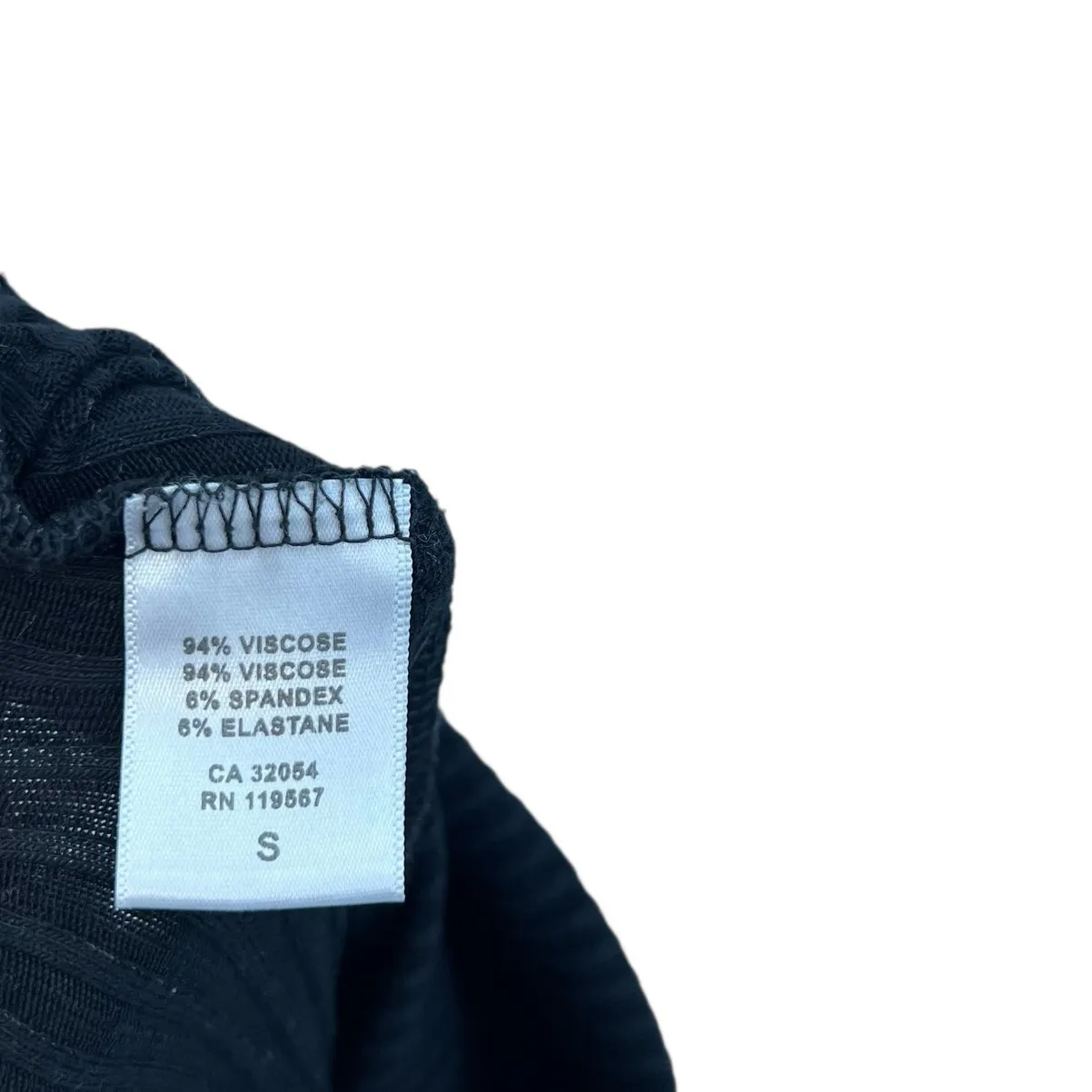 Rachel Pally Victoria Jumpsuit Ribbed Cropped Wide‎ Leg Black Size Small - Image 12