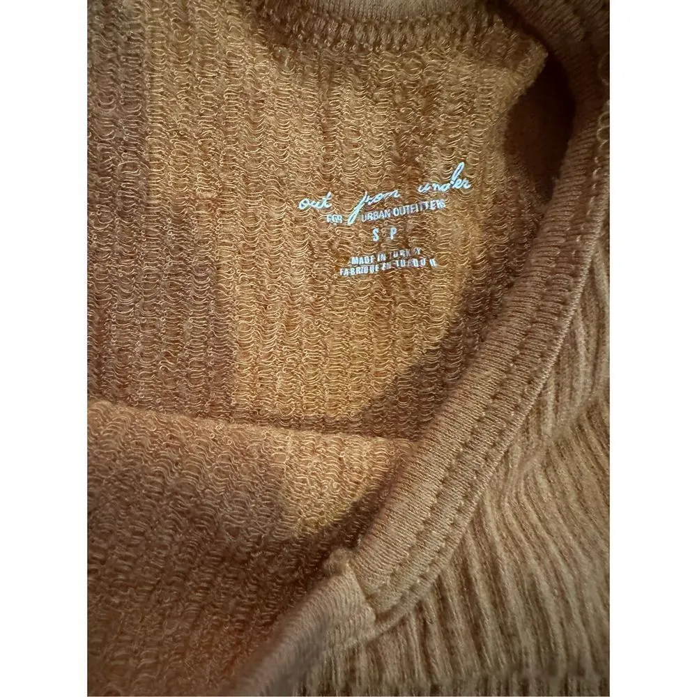 UO Out From Under Drew Seamless Ribbed Bra Top Rust Brown sz Small - Image 3