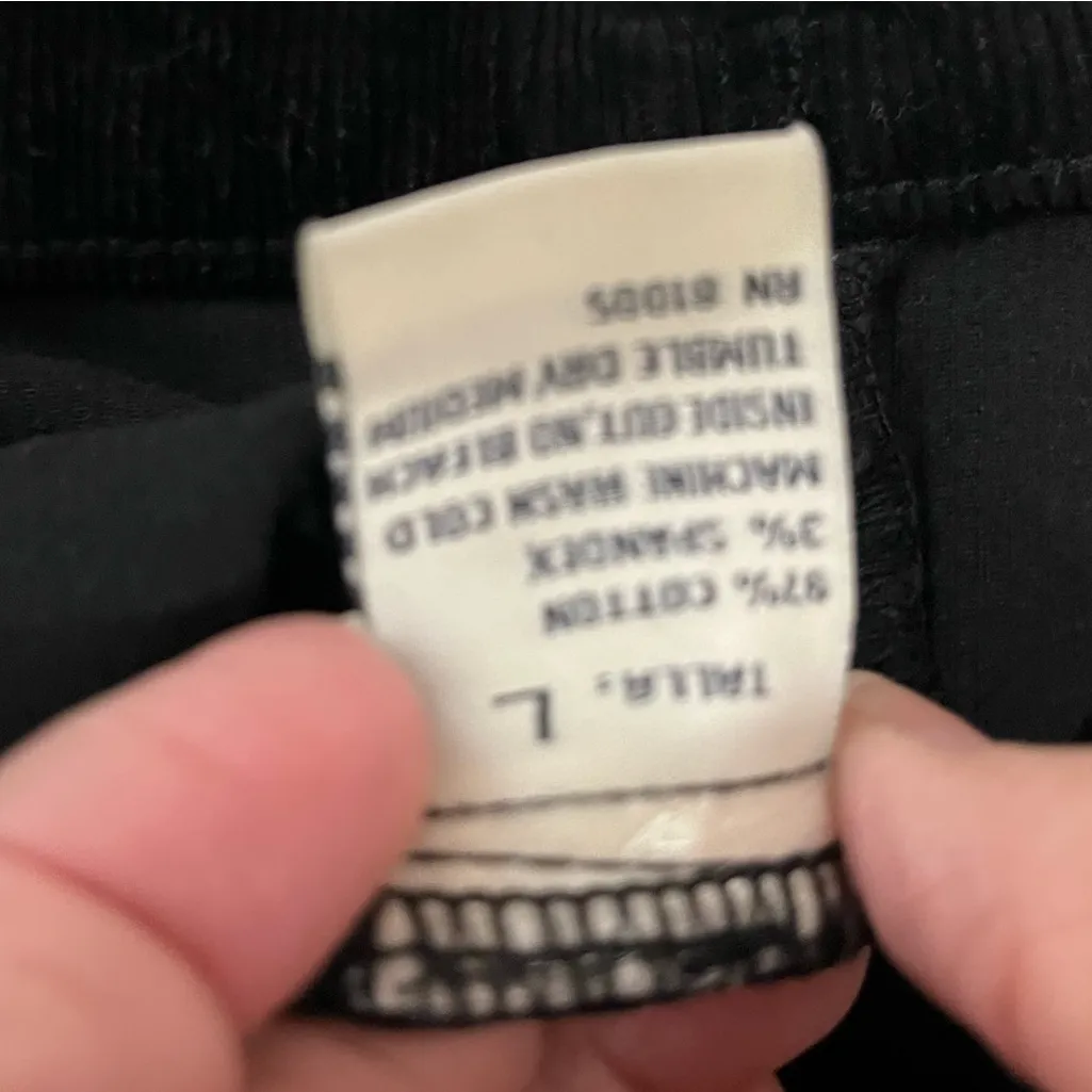 Black Corduroy Denim Jacket Sz L Size L - Image 7