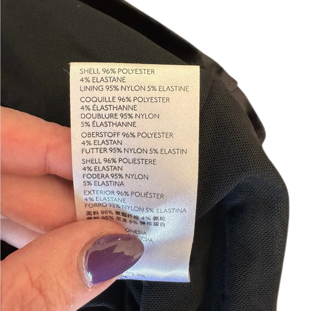 Free People - Shayla Velvet Button-Down Ruched Long Sleeve Mini Dress Sz M - Image 10